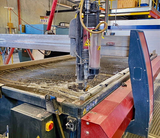 Abrasive Waterjet Cutting-Service by Southern Stainless