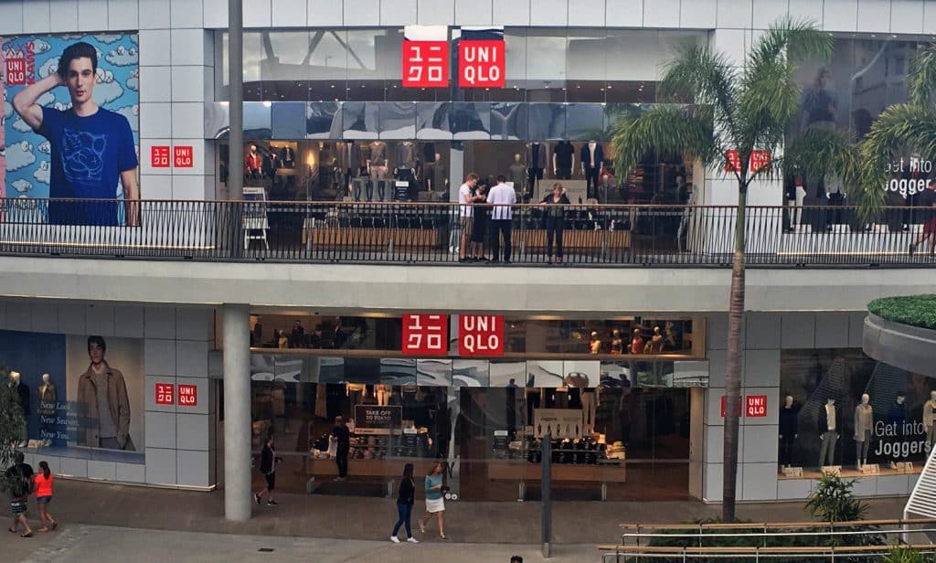 Uniqlo Pacific Fair by Southern Stainless-Stainless Steel Shopfront